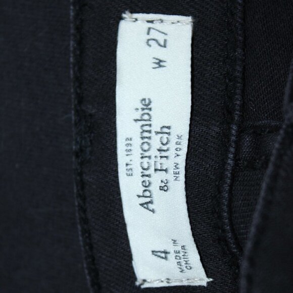 Abercrombie & Fitch Natural Waist Jegging Size 4 Zipper Detailing up the sides - Picture 3 of 4